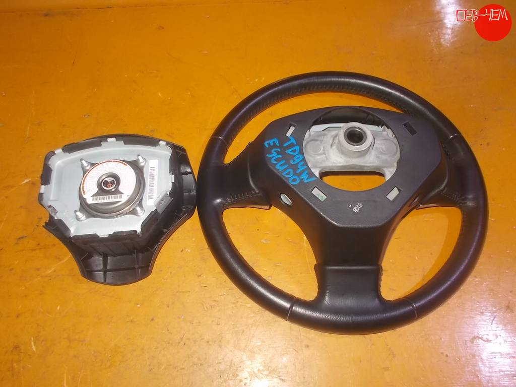 ESCUDO TD94W РУЛЬ (КОЖА) С AIRBAG С ПАТРОНОМ Suzuki Escudo
