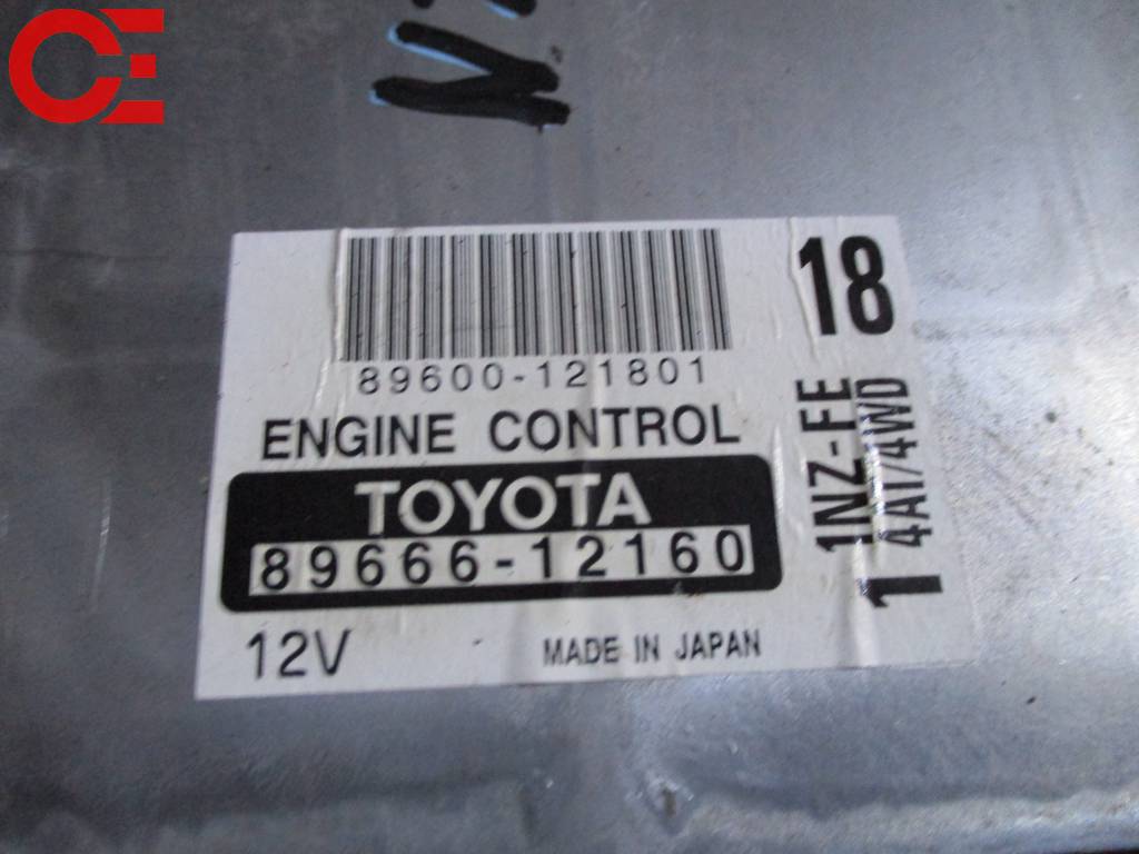 8966612160 ALLEX NZE124 БЛОК УПРАВЛЕНИЯ ДВС Toyota Allex