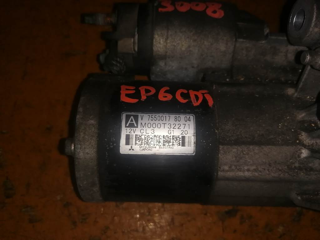 EP6CDT СТАРТЕР 7550017 80 04 Peugeot 3008