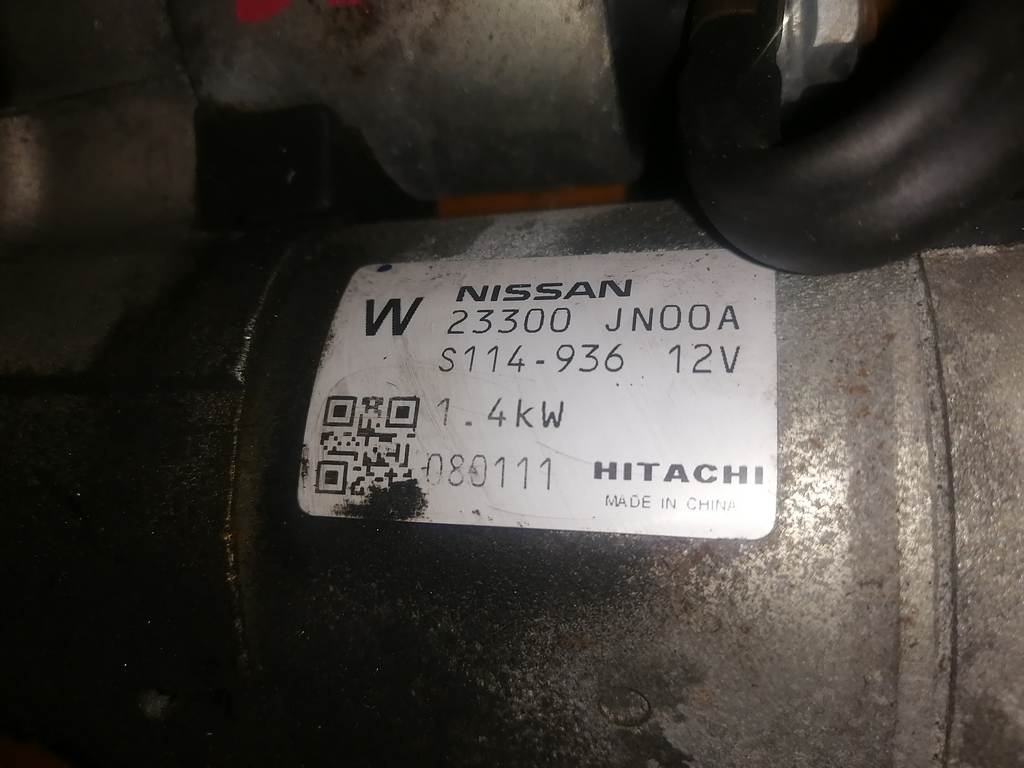 VQ25DE СТАРТЕР 23300 JN00A Nissan Teana