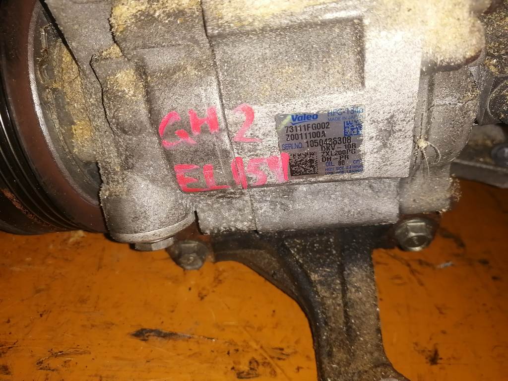 EL154 КОМПРЕССОР КОНДИЦИОНЕРА 73111FG002 Subaru Impreza