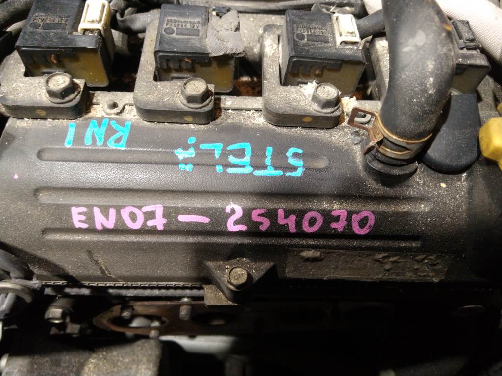 EN07 №254070 ДВИГАТЕЛЬ без навесного Subaru Stella