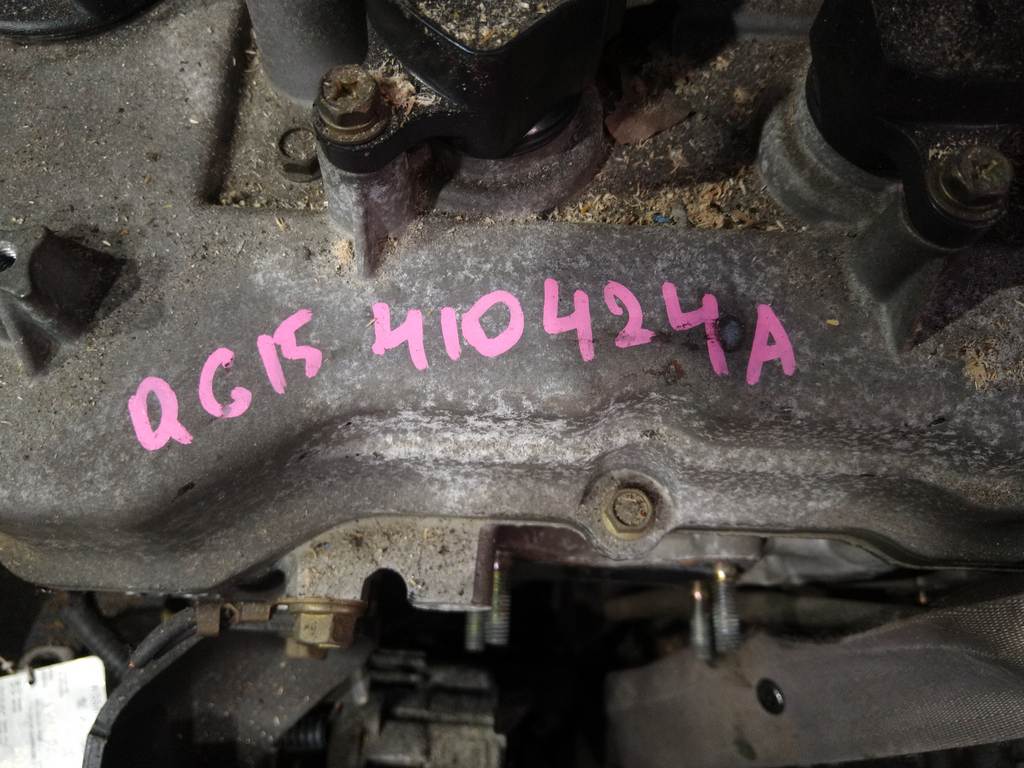 QG15DE №410424A ДВИГАТЕЛЬ без навесного Nissan Sunny