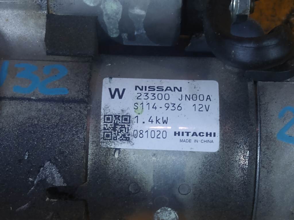 VQ25DE СТАРТЕР 23300 JN00A (2) Nissan Teana