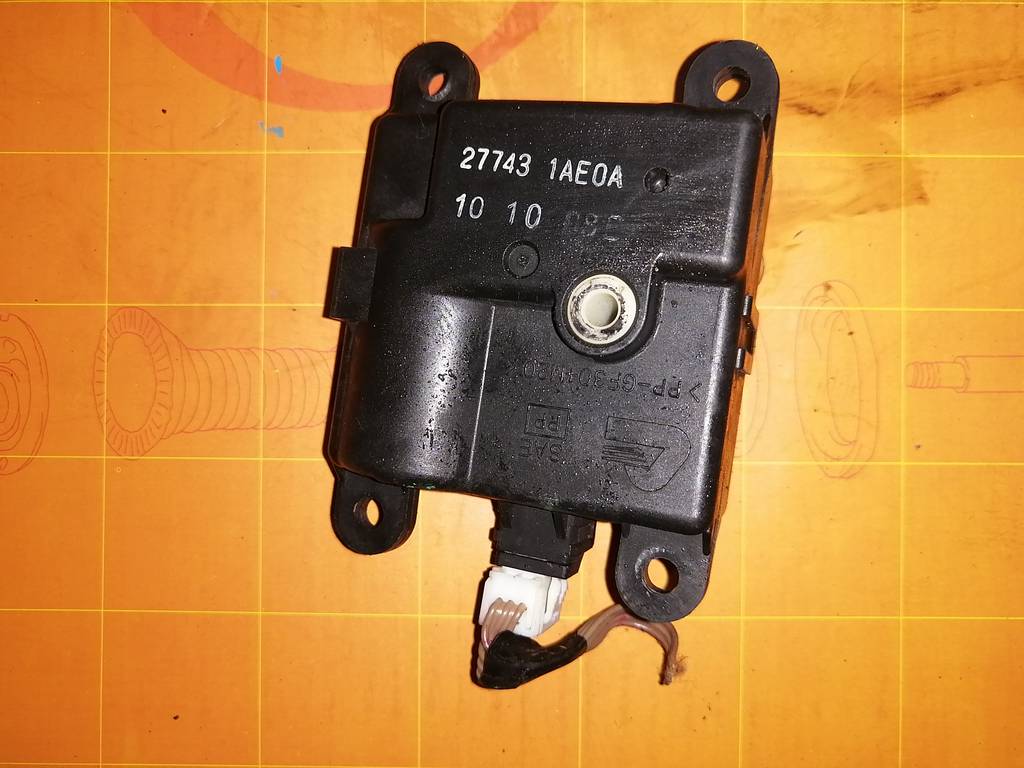MURANO TZ51 СЕРВОПРИВОД ЗАСЛОНОК ПЕЧКИ 27743 1AE0A Nissan Murano