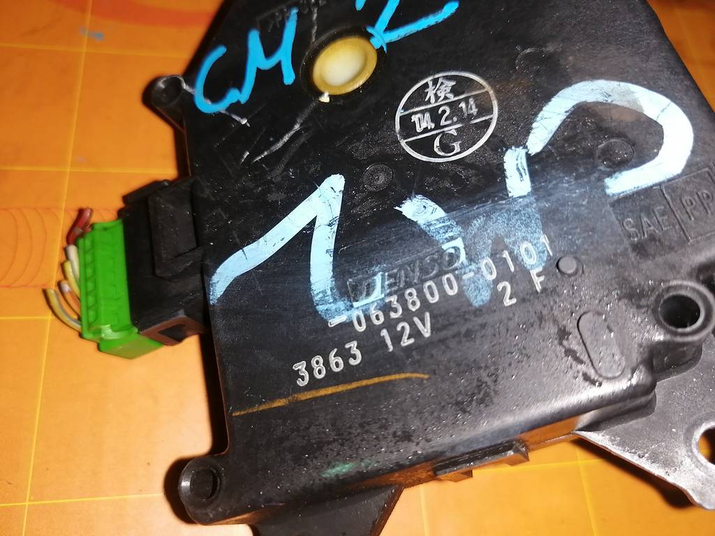 ACCORD CM2 СЕРВОПРИВОД ЗАСЛОНОК ПЕЧКИ 063800-0101 Honda Accord