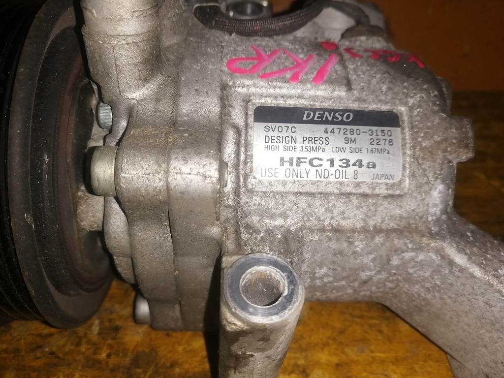 1KRFE КОМПРЕССОР КОНДИЦИОНЕРА 447280-3150 Toyota Passo