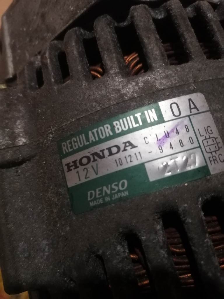 B20B ГЕНЕРАТОР 101211-9480 Honda Stepwgn