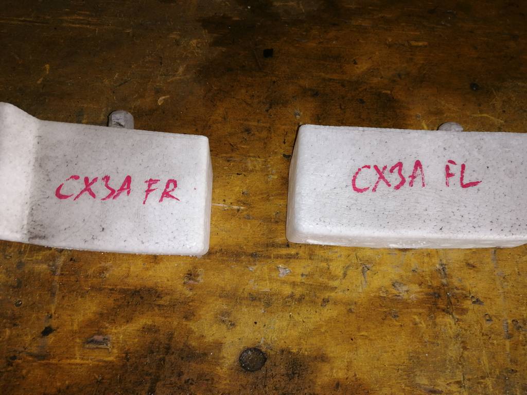 GALANT FORTIS CX3A НАПОЛНИТЕЛЬ БАМПЕРА (ПАРА) Mitsubishi Galant Fortis
