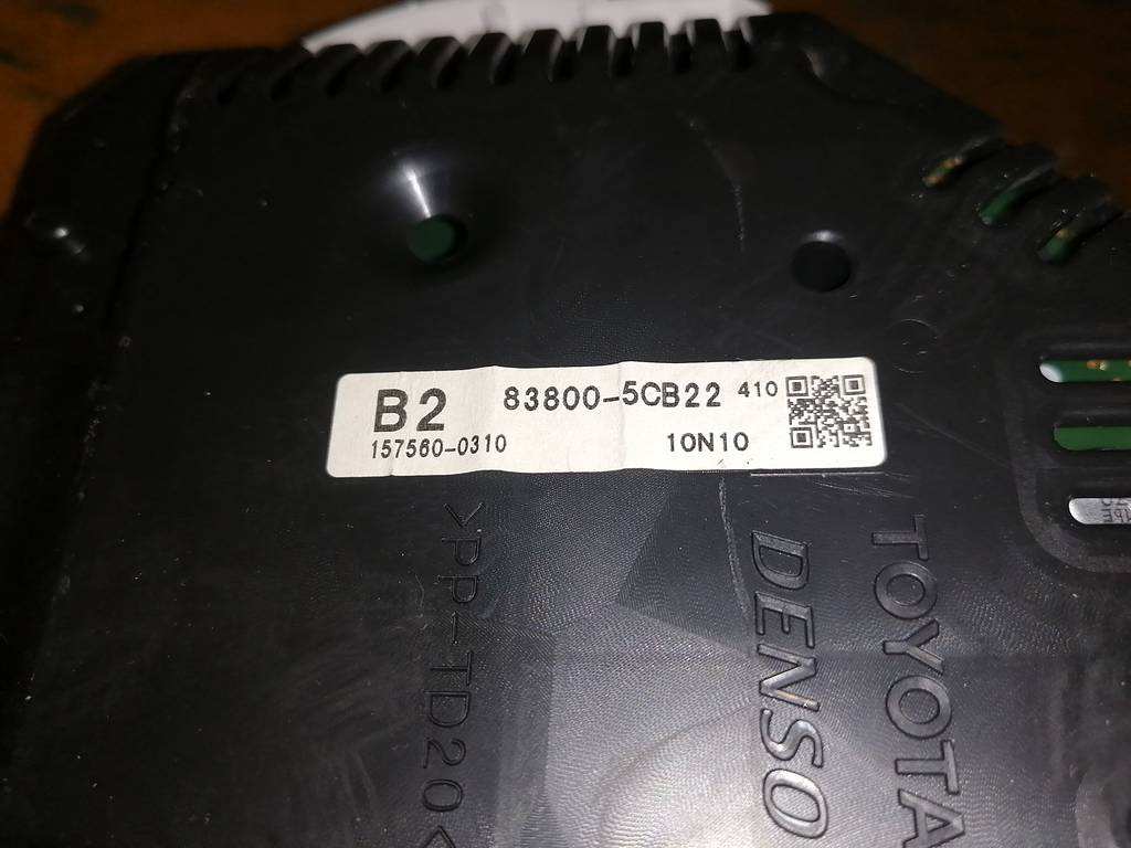 VITZ KSP130 ЩИТОК ПРИБОРОВ B2 83800-5CB22 Toyota Vitz