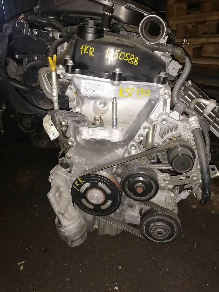 1KRFE №1250588 ДВИГАТЕЛЬ, цена за голый мотор Toyota Vitz