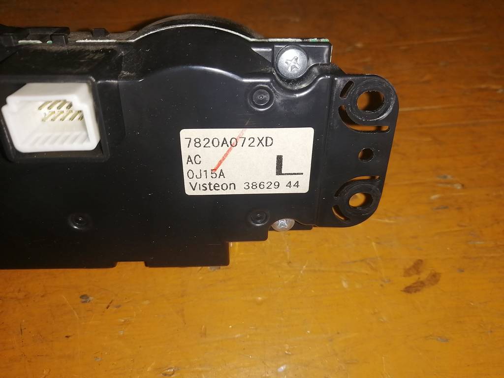 GALANT FORTIS CX3A КЛИМАТ-КОНТРОЛЬ 7820A072XD Mitsubishi Galant Fortis