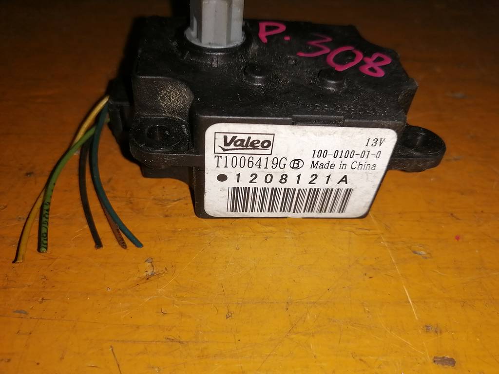 PEUGEOT 308 4A СЕРВОПРИВОД ЗАСЛОНОК ПЕЧКИ T1006419G Peugeot 308