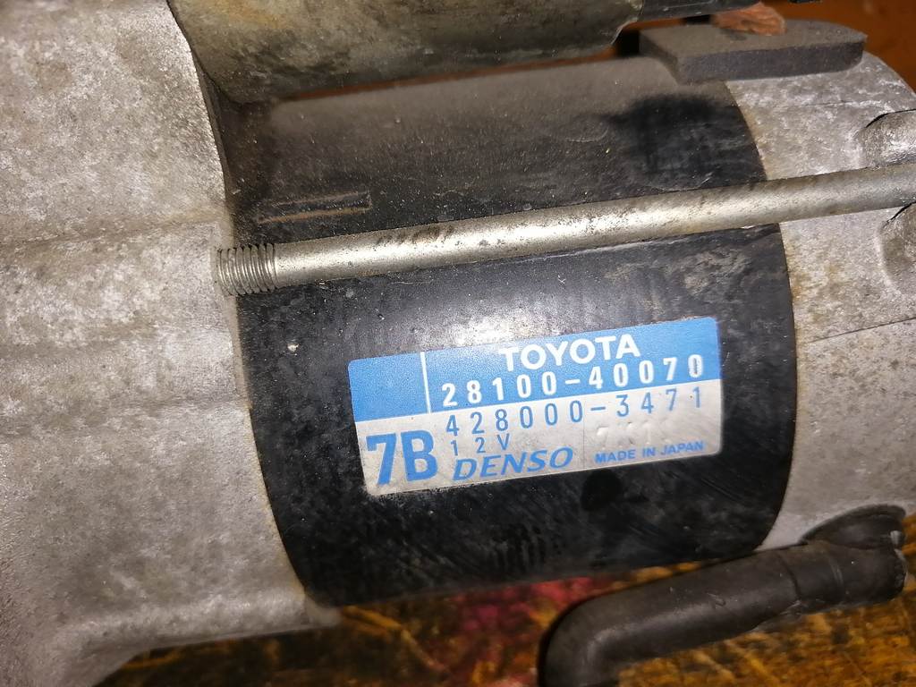 1KRFE СТАРТЕР 28100-40070 Toyota Vitz