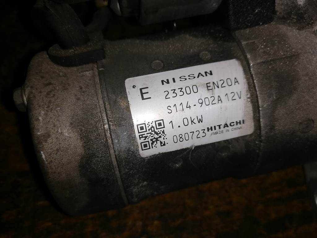 MR20DE СТАРТЕР 23300 EN20A Nissan Dualis