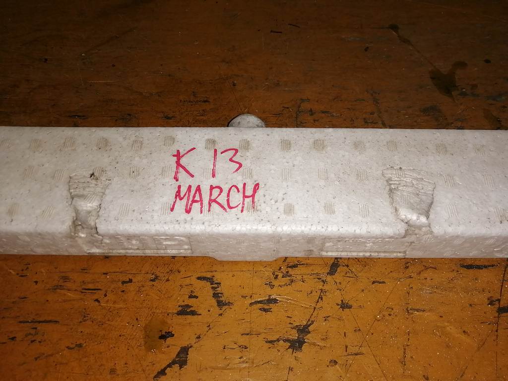 MARCH K13 НАПОЛНИТЕЛЬ БАМПЕРА ПЕРЕД. Nissan March
